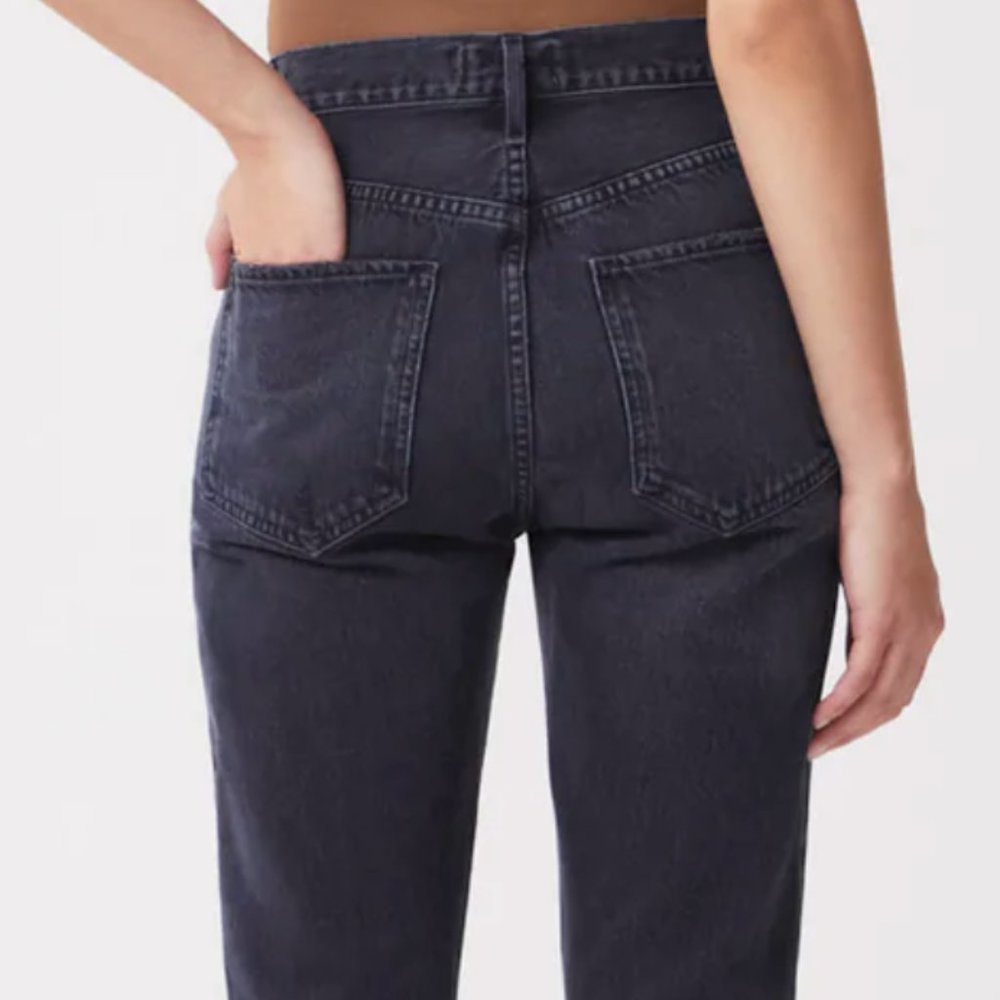 Agolde Riley Jean - Black/"Panoramic"